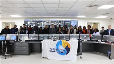 محطة مياه روض الفرج تستقبل وفدًا من الكوادر الطبية الأفريقية 