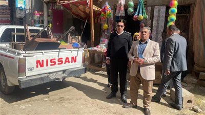 رفع وإزالة 160 حالة إشغال متنوعة بمدينة أبشواي في الفيوم 