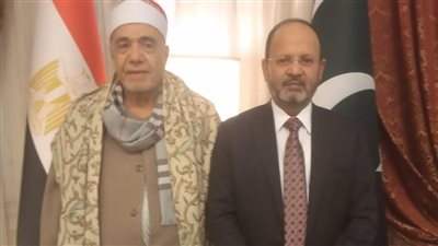 السفير الباكستاني في مصر يستقبل نقيب القراء لبحث سبل التعاون بين الجانبين