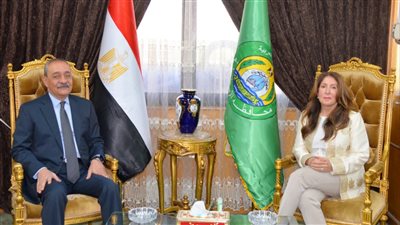 محافظ الإسماعيلية يستقبل سفيرة الولايات المتحدة الأمريكية بالقاهرة