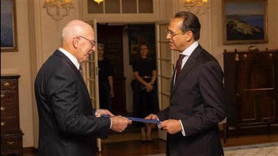 سفير مصر لدى استراليا يقدم أوراق اعتماده للحاكم العام