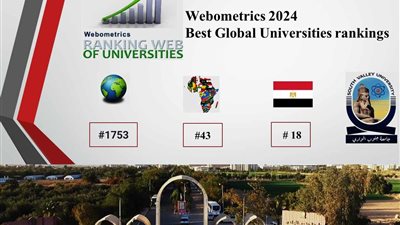 تقدم جنوب الوادي بتصنيف ويبومتركس الإسباني للجامعات
