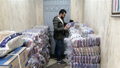 مصادرة 25 طن أرز مدعم قبل بيعها بالسوق السوداء في المنيا 