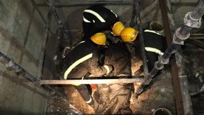 مصرع شخص سقط في منور عقار بالقطامية