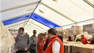 أعضاء الجمعية البرلمانية لحلف الناتو يتفقدون معبر رفح ومخازن المساعدات