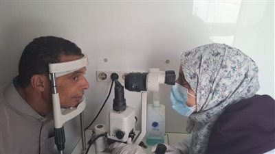  الكشف على 1624 مريضاً   فى قافلة علاجية  بالدقهلية 