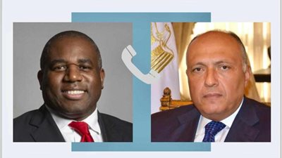 شكري يتلقى اتصالًا من وزير خارجية حكومة الظل لحزب العمال البريطاني