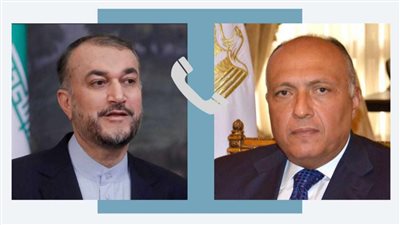 رفض مخططات تهجير الفلسطينيين.. ماذا دار في اتصال وزير الخارجية ونظيره الإيراني؟