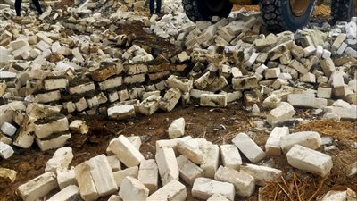 إزالة ٤٨ حالة تعدِّ على أراضي زراعية فى التل الكبير بالإسماعيلية 