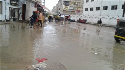 أمطار رعدية وبرق في محافظة البحيرة 