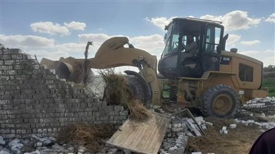 ضمن الموجة ال22.. إزالة التعديات على الأراضي الزراعية بالفيوم 