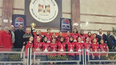 ناشئات صيد أكتوبر تهزمن نيوجيزة ويحققن كأس بطولة النخبة لكرة السلة