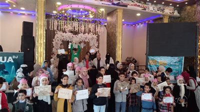 حفظة القرآن بالقليوبية يدعمون الشعب الفلسطيني خلال تكريمهم