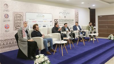 معرض الكتاب .. محمد رياض: وزيرة الثقافة تحمست لمسابقة التأليف المسرحي لتشجيع الشباب على الإبداع