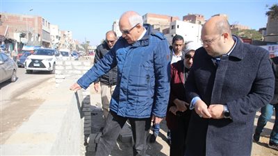 محافظ الجيزة يتفقد مراحل العمل بمشروع تطوير ورفع كفاءة طريق المنصورية
