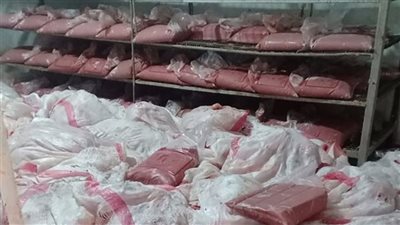 ضبط 3 طن دواجن ولحوم مفرومة غير صالحة للاستهلاك بالخانكة