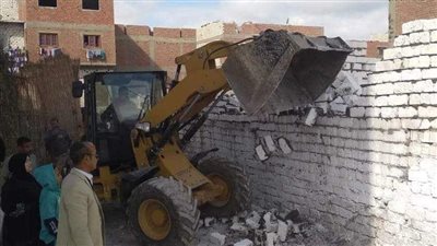 إزالة 136 حالة تعدِِ على الأراضي الزراعية بالمنيا 