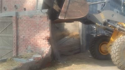 إزالة 29 حالة تعد على أملاك الدولة بدمياط 