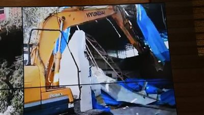 إزالة ١١ حالة تعدى على الاراضى الزراعية بالغربية