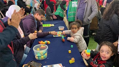 فريق ادراك لذوي الهمم يثير إعجاب رواد معرض الكتاب.. صور 