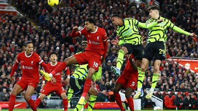 موعد مباراة ليفربول وآرسنال اليوم في الدوري الإنجليزي