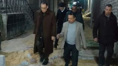 أعمال رصف وتطوير شوارع بلبيس بتكلفة 50 مليون جنيه