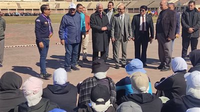 الدكتور المنشاوي يتفقد القرية الأولمبية بجامعة أسيوط ويتابع أعمال المعسكر الطلابي لكلية التربية الرياضية