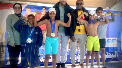 كأسان و 43 ميدالية لسباحي المنيا في بطولة الصعيد الشتوية بالغردقة