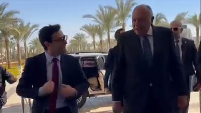 وزير الخارجية يعقد مباحثات مع نظيره الفرنسي بالعاصمة الإدارية