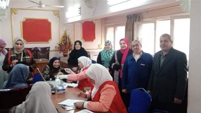 مبادرة صحية بديوان مركز المحلة للكشف على الأمراض المزمنة