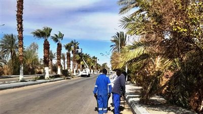  تكثيف أعمال النظافة العامة بمدن أسوان وأبو سمبل  