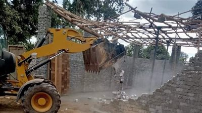 إزالة 26 حالة تعدٍ على الأراضي الزراعية بالفيوم 