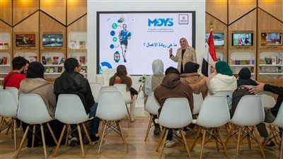 حاضنة الشباب والرياضة (MOY) تشارك بجناح الوزارة بمعرض الكتاب الدولي