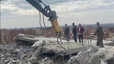 إزالة التعديات على الأراضي الزراعية وأملاك الدولة بطوخ 