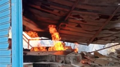 النيابة العامة تعاين موقع انفجار أسطوانة بوتاجاز بمخزن سيراميك بشبين القناطر 