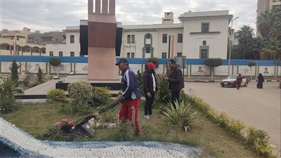  رفع 810 طن قمامة بالمنطقة المركزية بالدقهلية 