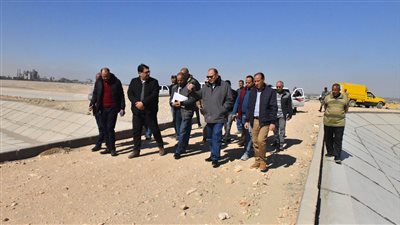 محافظ أسيوط يتفقد محطة صرف المنطقة الصناعية
