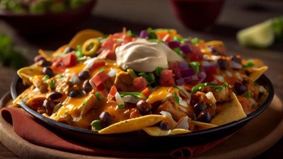 سناك لذيذ| طريقة عمل سلطة الدوريتوس بصلصة المايونيز الحارة