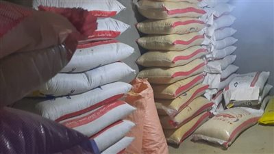 المنوفية: ضبط 7 طن مواد غذائية تموينية قبل بيعها بالسوق السوداء 