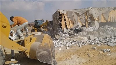 ضمن الموجة الثانية والعشرين.. إزالة التعديات على أملاك الدولة بالفيوم 