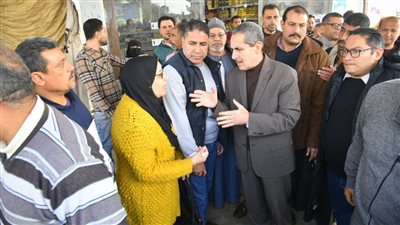 محافظ الغربية يتفقد الأسواق والمنافذ للتأكد من أسعار السلع الغذائية الأساسية