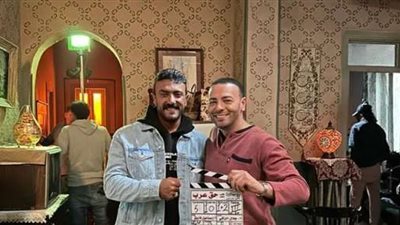 أول صورة للفنان محمد أحمد ماهر من كواليس 