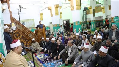 محافظ أسوان يشهد إحتفال مديرية الأوقاف بذكرى ليلة الإسراء والمعراج بمسجد الحاج حسن