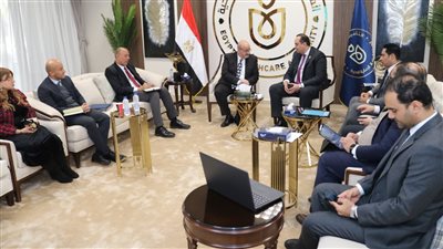 السبكي يلتقي ممثل منظمة الصحة العالمية بمصر
