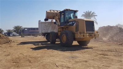 حملة مكثفة لإزالة التعديات على الأراضى الزراعية وأملاك الدولة بدشنا