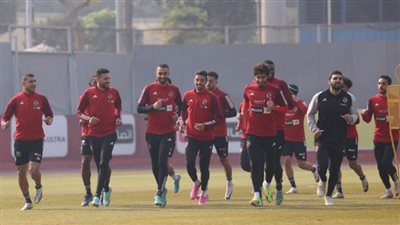 الأهلي يواصل تدريباته صباحًا على ملعب التتش استعدادًا لمواجهة شباب بلوزداد