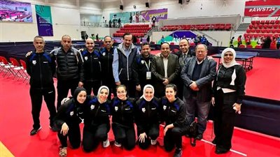 سيدات طاولة إنبي يهزمن ممثل سوريا ويصلن لنهائى البطولة العربية في أول مشاركة