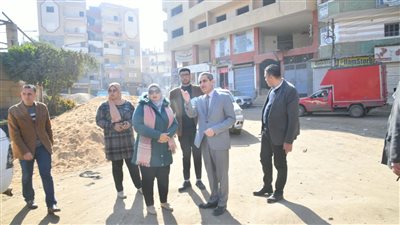 محافظ الغربية يتفقد أعمال الرصف والتطوير بمركز ومدينة السنطة