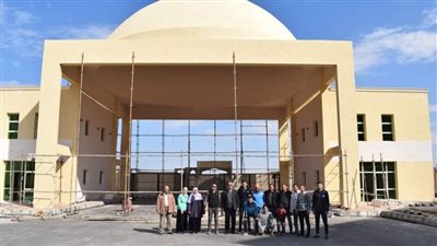 رئيس جامعة العريش يتفقد المدن الجامعية والمنشآت الجديد