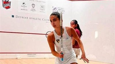 روان العربي تصعد إلى نهائي بطولة ديترويت للإسكواش